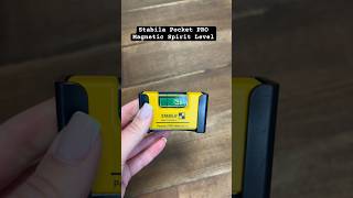 Stabila Pocket PRO Magnetic Spirit Level stabila [upl. by Ardnasak]