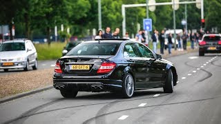 BEST OF Mercedes AMG Sounds 2017  Burnouts Drifts Revs amp Accelerations [upl. by Molloy]