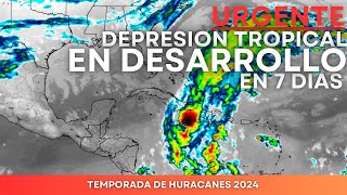 🔴URGENTE🔴DEPRESION TROPICAL PUEDE FORMARSE SOBRE PARTES DEL CARIBE Y AMERICA CENTRAL [upl. by Ditter]