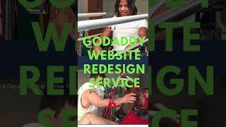 GoDaddy Website Redesign Service💥💥 websitedesignerexpert shortvideo [upl. by Melleta]