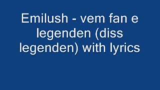 Emilushvem fan e legenden legenden diss with link [upl. by Yenffad961]