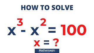 A Nice Olympiad Cubic Problem  MATHEMAGIC [upl. by Amersham]