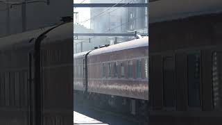 Steam train flies through Footscray station Melbourne metallica entersandman music steamtrain [upl. by Ash]