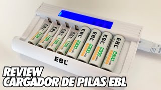 Review Cargador de Pilas Recargables EBL [upl. by Dahlstrom]