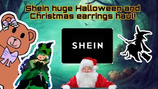 Huge SHEIN Christmas and Halloween earrings [upl. by Sy278]