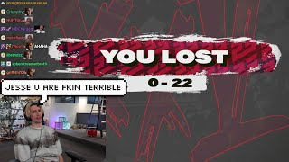 xQc amp Jesse Lose 022 in First 2K25 Park Game [upl. by Reyam261]