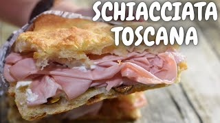 Schiacciata toscana  come allAntico Vinaio [upl. by Elehcin]