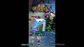 GUSION mobilelegends games mlbb gusionmlbb [upl. by Racso]