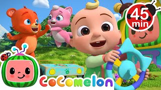 High Five Song  More Animal Adventures  CoComelon Animal Time for Kids [upl. by Other]