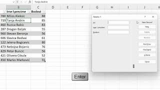 Trik za brže unošenje podataka u Excel tabelu [upl. by Nemzaj]