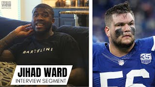 Jihad Ward Details Battles vs Quenton Nelson Zach Martin amp Dallas Cowboys OLine in Practice [upl. by Yesnyl]