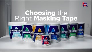 Choosing the Best Masking Tape For Painting amp Decorating  Armstead [upl. by Mackenie]