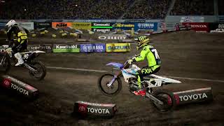 Monster Energy Supercross 3 Esbarquero90 Stadium of Nashville 250cc [upl. by Eimrots]