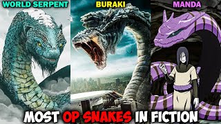 Top 7 Most Powerful Snakes in Fiction தமிழில்  Savage Point [upl. by Dawaj]