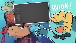 Huion Inspiroy H640P Graphics Tablet  UnboxingReviewSpeedpaint [upl. by Benenson767]