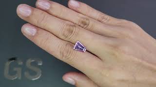 255ct Trapezoid Cut Pink Spinel 7641 [upl. by Niuq]