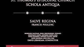 Salve Regina Francis Poulenc [upl. by Jovitah958]