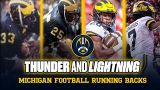 Kalel Mullings Donovan Edwards Harlan Huckleby amp Russell Davis  Michigan Football Running Backs [upl. by Engen]