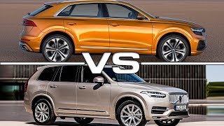 2019 Audi Q8 vs 2018 Volvo XC90 Technical Specifications [upl. by Aindrea]