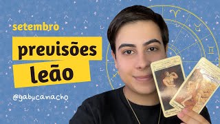 LEÃO  TAROT SETEMBRO 2024  MÊS DE COLHEITA KÁRMICA  PREVISÕES DO MÊS [upl. by Acinimod]