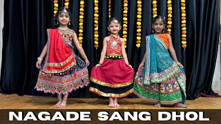 Nagade Sang  Ram  Leela  Kids Garba Dance Choreography  Navratri Dance  YR Dance Academy [upl. by Cadmar]