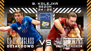 8 Kolejka LOTTO Superligi  KS Dekorglass Działdowo vs Global Pharma Orlicz 1924 Suchedniów [upl. by Tami]