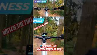 Crashtesting the Nicolai Saturn 16 strongenduromachine mtb ebike enduro mountainbike mtblife [upl. by Geiss]