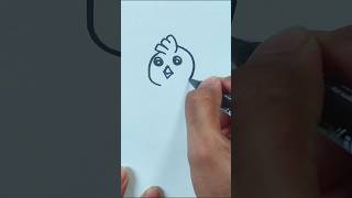 Cute Easy Drawing shorts art satisfying feed painting [upl. by Ecyor]