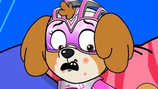 Skye bekommt die Windpocken Paw patrol Kurzfilm [upl. by Eelyma380]