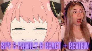 Spy X Family Episode 6 Reaction amp Review  Animaechan [upl. by Jobe369]