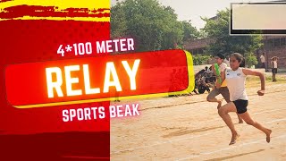 Boys Vs Girls 4100m Relay Race at Rajiv Gandhi Khel Stedium by Yuva Club KosliSportsBeak [upl. by Earb]