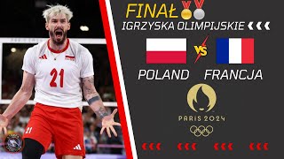 GRAND FINAL VOLLEYBALL OLYMPICS PARIS 2024 POLAND VS FRANCE [upl. by Berthold]