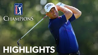 Padraig Harrington shoots 5under 66  Round 2  TimberTech [upl. by Lubin580]