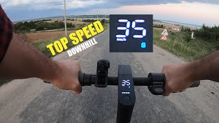 Xiaomi Mi 1S Electric Scooter TOP SPEED Environment Sound Only 4K [upl. by Ylrebmit785]