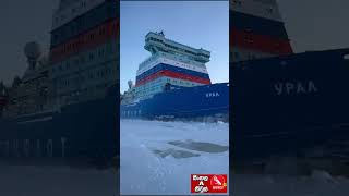 Ice Braking Ship  Ice Breaking Ships Braving the Arctic Circle  Russian Ice Braking Ship [upl. by Helfant]