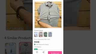 Awesome Stretchable Mens Shirt shorts shoppi meesho [upl. by Gnirps961]