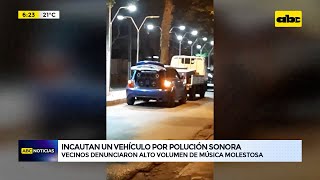 Incautan un vehículo por polución sonora [upl. by Koss]