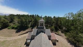 Vuelo FPV en el Monasterio Cristo Orante  Tupungato Mendoza [upl. by Lali]