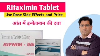 Rifaximin Drug Use Dose Side Effects and Price in Hindi  Antibiotic [upl. by Ecraep]