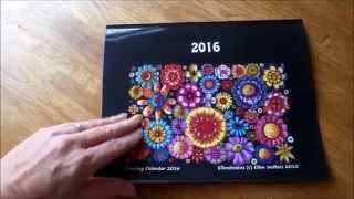 COLORING CALENDAR 2016 [upl. by Calmas803]