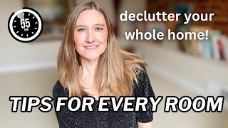 MASSIVE HOME DECLUTTERING COURSE BEST DECLUTTERING TIPS FOR EVERY ROOM  decluttering worksheet [upl. by Katlaps]