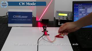 TTL laser module with DC interface  Wiring instructions [upl. by Stella]