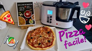 Pizzas faciles et économiques au monsieur cuisine plus [upl. by Artemahs]