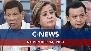 UNTV CNEWS  November 14 2024 [upl. by Ivy125]