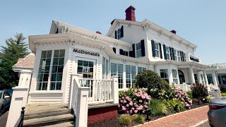 Grab a bite in style at the fanciest McDonald’s on Long Island better known as the McMansion [upl. by Mihalco]