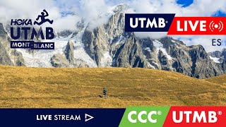 HOKA UTMB MontBlanc 2024  Live Español 🇪🇸  CCC amp UTMB [upl. by Morissa160]