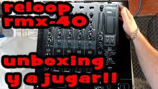 reloop rmx60 Unboxing y a jugar  SONIDO [upl. by Booth]