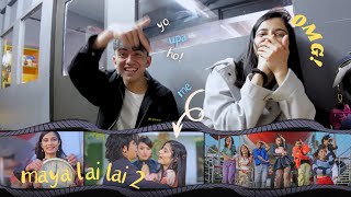 Reacting to my first Nepali music video Maya Lai Lai 2 [upl. by Kravits]