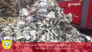 HAMMEL Vorbrecher 750 D  Aluminiumdosen primary shredder  aluminium cans [upl. by Aikrahs648]