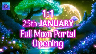 11 January Full Moon Portal Opening  Attract Miracles amp Blessings  Your Wish is Coming True [upl. by Thorlay]